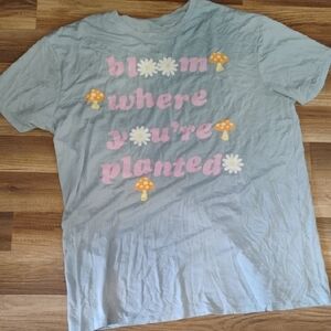 Women's Graphic Tee - Bloom Where You're Planted